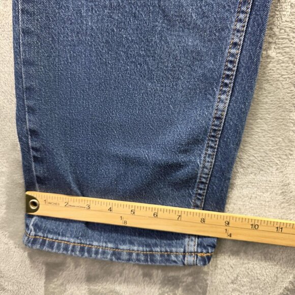 Levis 505 Jeans Mens 40x32 Regular Fit Stretch Denim Straight Leg Water Less - Picture 8 of 11